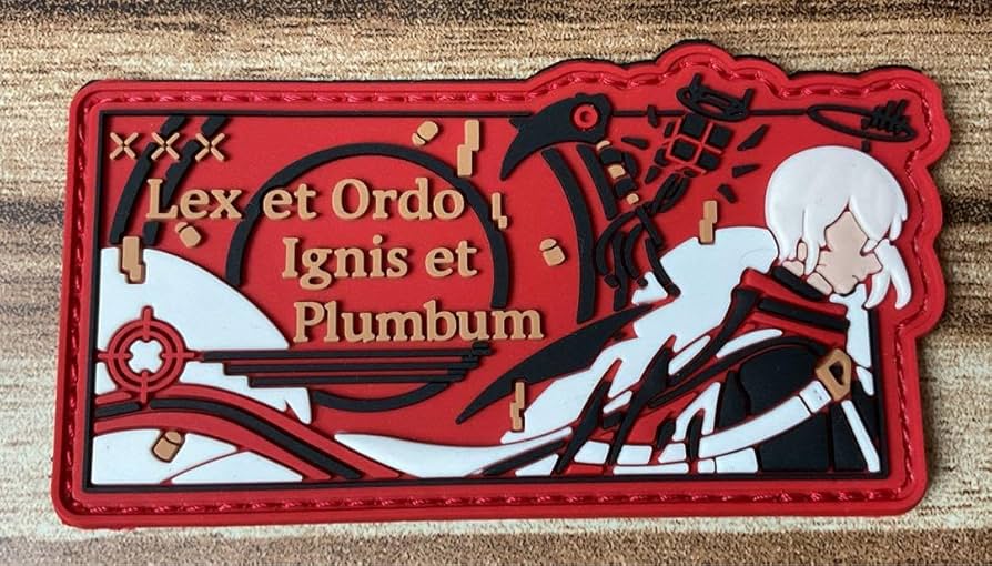 Amazon.co.jp: Lex et Ordo Ignis et Plumbum パッチワッペン